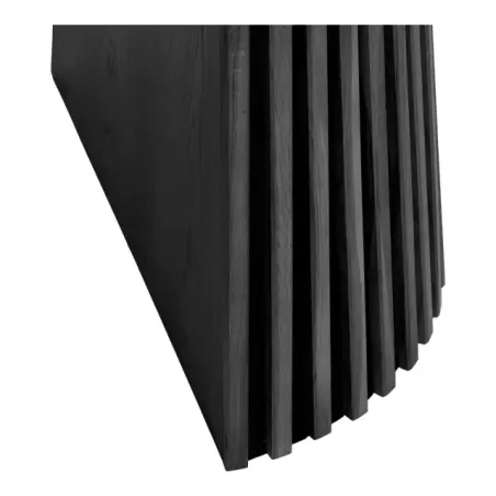 Table à manger en placage chêne noir 120-160-200/ Elsines