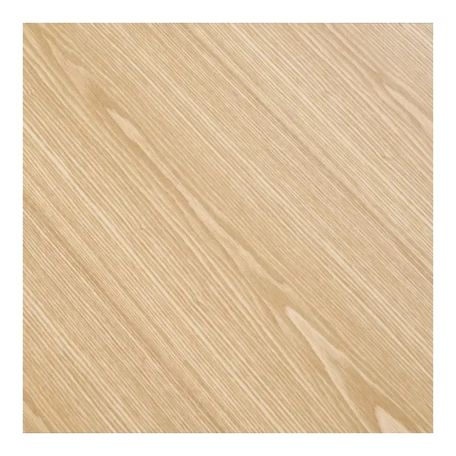 Table à manger en placage frêne naturel/sable 100x220 cm/ Elsines