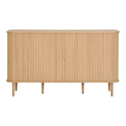 Buffet naturel avec 2 portes – 140 x 40 x 79 cm/ Elsines