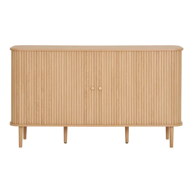 Buffet naturel avec 2 portes – 140 x 40 x 79 cm/ Elsines