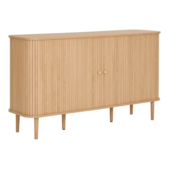 Buffet naturel avec 2 portes – 140 x 40 x 79 cm/ Elsines
