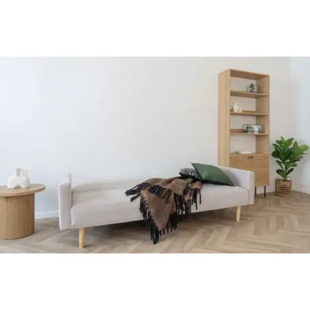 Carreaux en laine mélangée marron – 130 x 170 cm/ Elsines