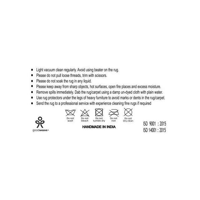 Tapis de couloir tissé main – Coloris ivoire – 80 x 180 cm/ Elsines