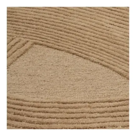 Tapis en laine marron tufté à la main 160 × 230 cm/ Elsines 2