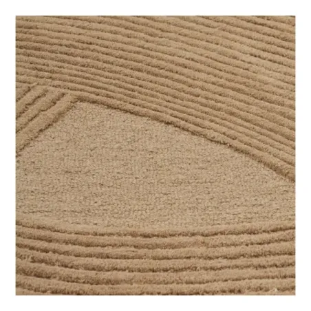 Tapis en laine marron tufté à la main 160 × 230 cm/ Elsines