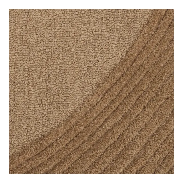 Tapis en laine marron tufté à la main 160 × 230 cm/ Elsines