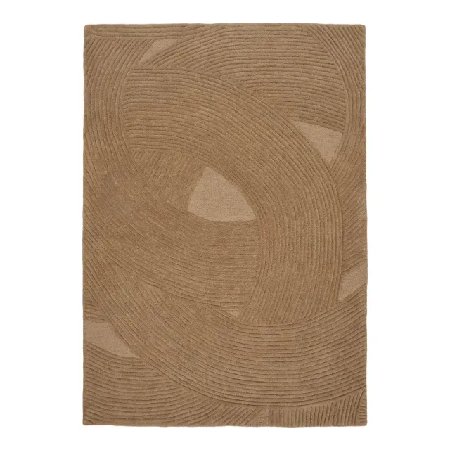 Tapis tissé main marron naturel – 200 x 300 cm/ Elsines
