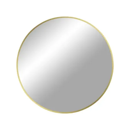 Miroir rond en aluminium finition laiton – Ø 60 cm/ Elsines