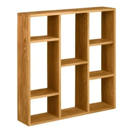 Étagère murale en chêne naturel – 70 x 70 x 15 cm/ Elsines