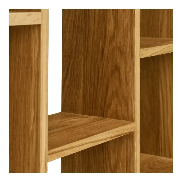 Étagère murale en chêne naturel – 70 x 70 x 15 cm/ Elsines