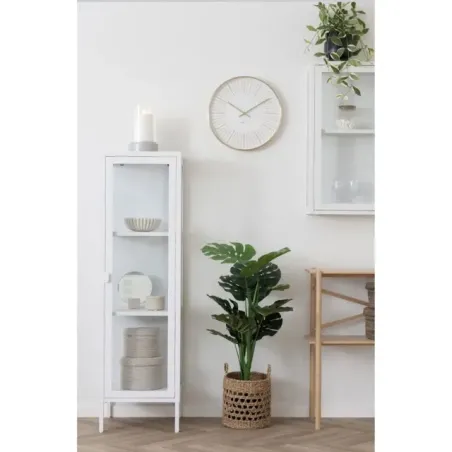 Set de 3 paniers en jonc de mer naturel et noir/ Elsines