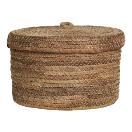 Set de 2 paniers en feuilles de bananier naturel/ Elsines