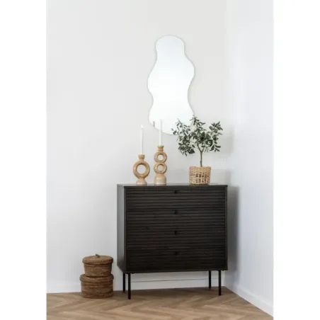 Set de 2 paniers en feuilles de bananier naturel/ Elsines