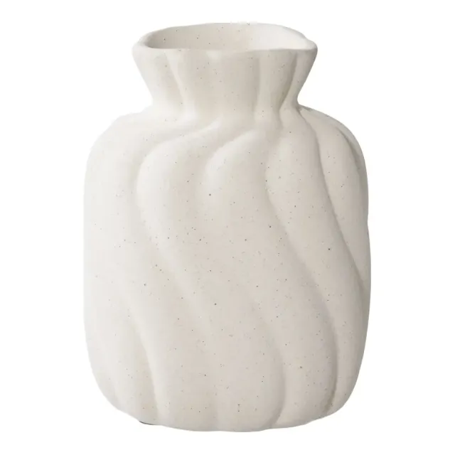 Set de 2 vases en céramique blanche/ Elsines