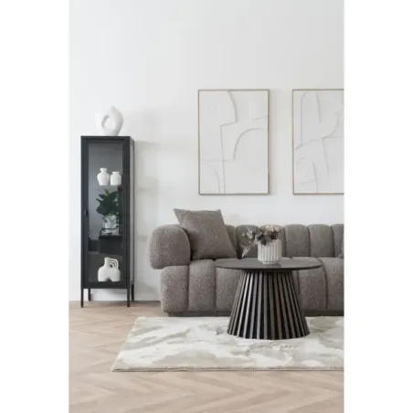 Set de 2 vases en céramique blanche/ Elsines