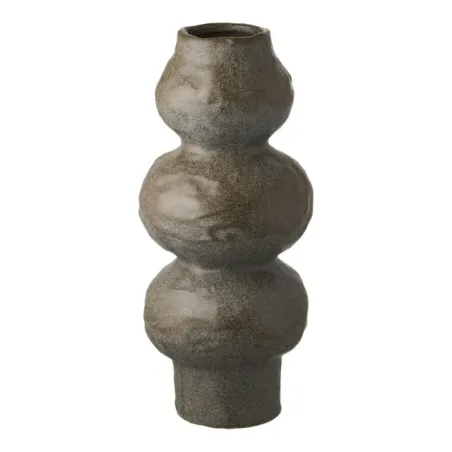 Vase décoratif en céramique gris foncé Ø14,5 cm/ Elsines