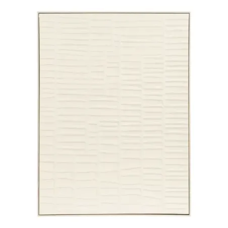 Tableau mural décoratif en relief, coloris beige – 60 x 80 cm/ Elsines
