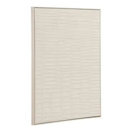 Tableau mural décoratif en relief, coloris beige – 60 x 80 cm/ Elsines