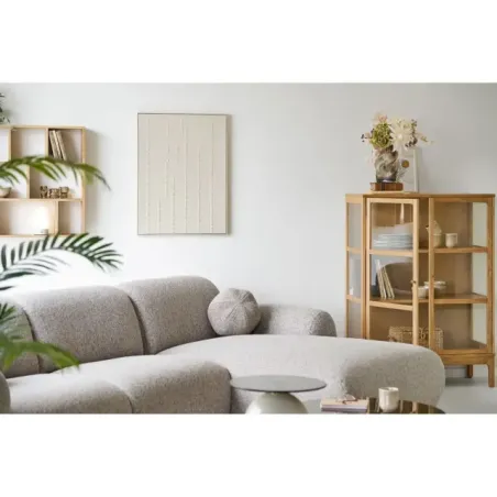 Tableau mural décoratif en relief, coloris beige – 60 x 80 cm/ Elsines