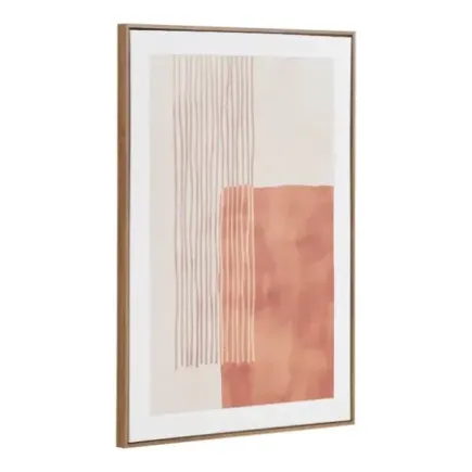 Tableau sur toile beige et marron 50 × 70 cm/ Elsines 2