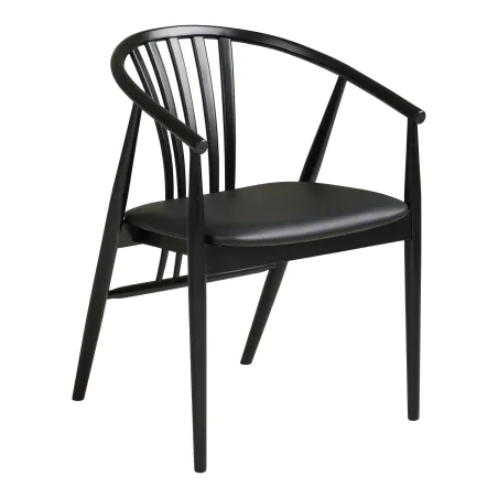 Pack ambiance moderne – Table chêne noir, chaises bois et déco coordonnée/ Elsines