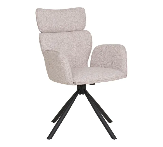 Pack ambiance contemporaine – Table ronde chêne fumé & déco coordonnée/ Elsines