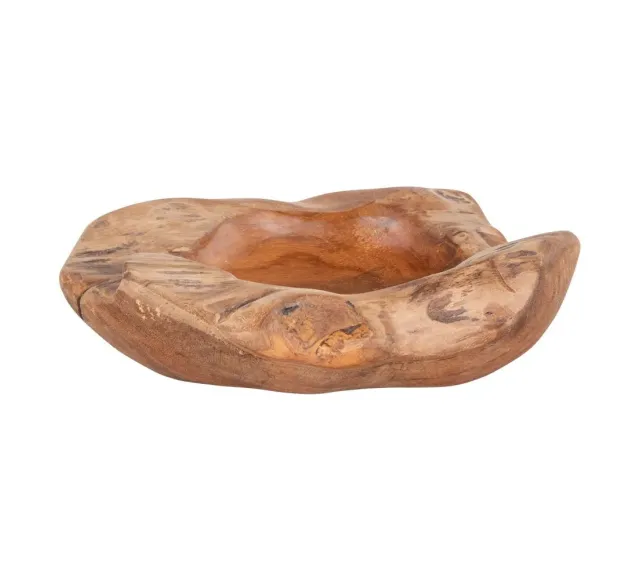 Pack ambiance salle à manger – Table & chaise blanche avec déco en teck/ Elsines