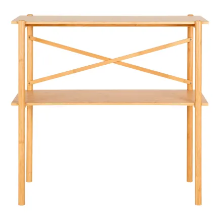 Ambiance complète – Console bambou & rangement naturel/ Elsines 2