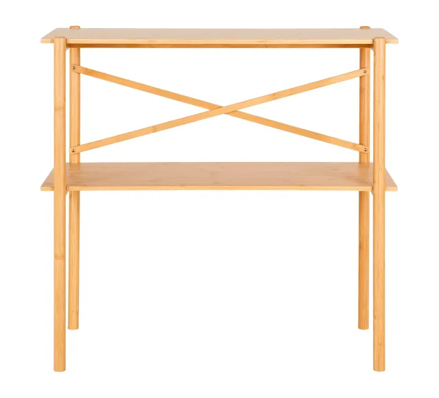 Ambiance complète – Console bambou & rangement naturel/ Elsines
