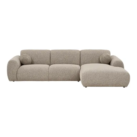 Canapé Lounge Clyde 300 cm - Méridienne Droite Gris Pierre| Elsines