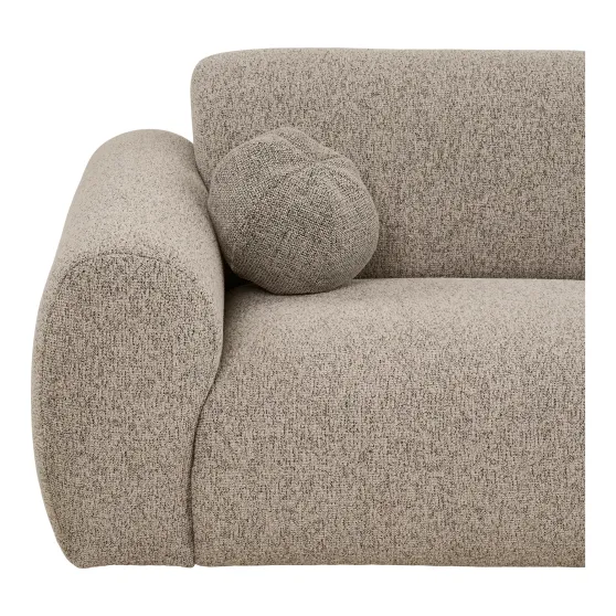 Canapé Lounge Clyde 300 cm - Méridienne Droite Gris Pierre| Elsines