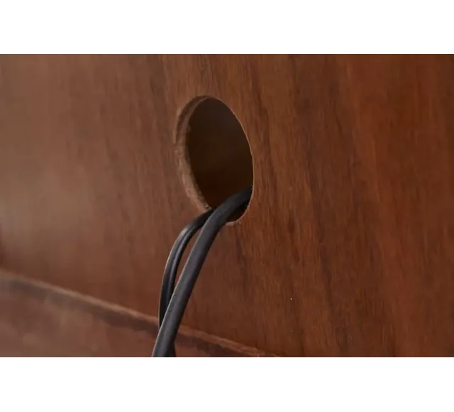 Meuble TV bois Sheesham massif 160 cm – meuble TV industriel palissandre| Elsines