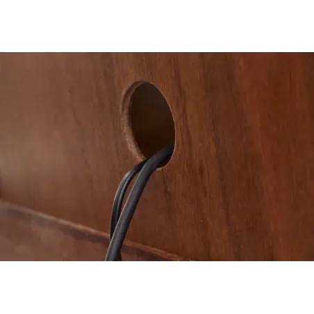 Meuble TV bois Sheesham massif 160 cm – meuble TV industriel palissandre| Elsines