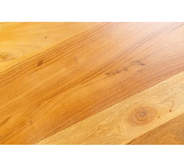 Table Basse Bois Massif ORGANIC LIVING 90cm Acacia Miel | Elsines