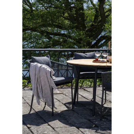 Salon de Jardin Cleveland Salerno – Table + 4 Chaises| Elsines