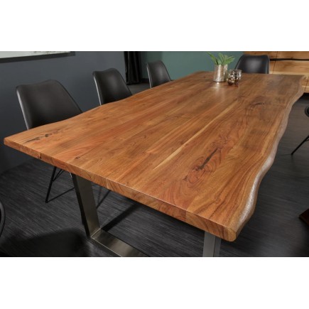 Table à manger Mammut 180cm acacia plateau 26mm 2