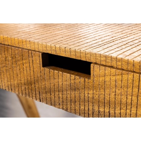 Bureau mousson en bois de manguier naturel 120 cm | Elsines