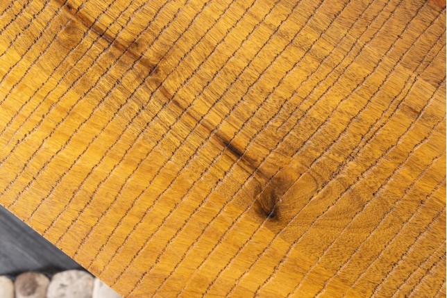 Bureau mousson en bois d'Acacia naturel 100 cm | Elsines