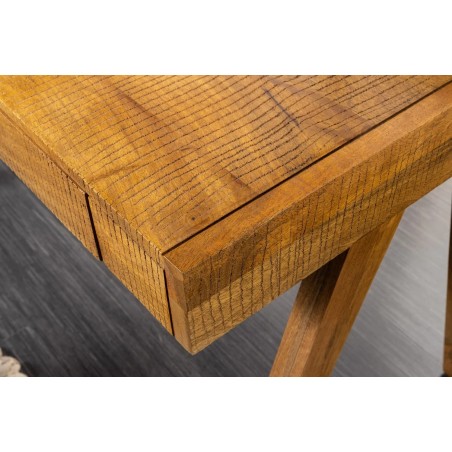 Bureau mousson en bois d'Acacia naturel 100 cm | Elsines
