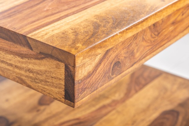 Table basse GIANT S 45x45 cm sheesham massif naturel