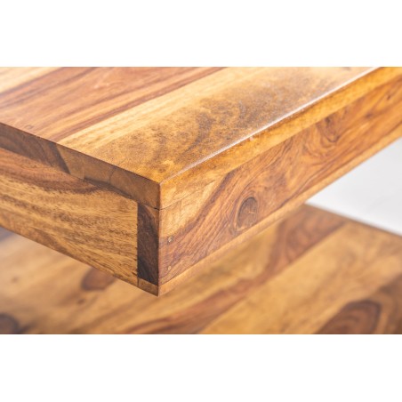 Table basse GIANT S 45x45 cm sheesham massif naturel