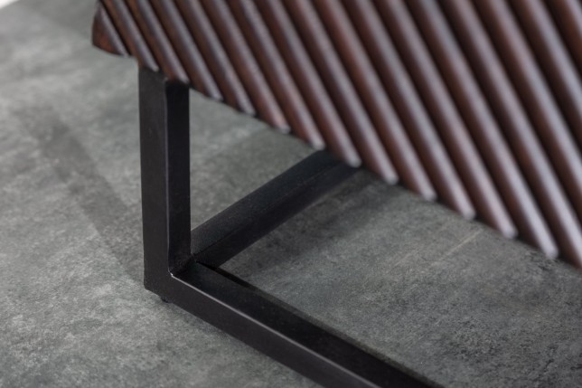 Buffet bas CREATIVO 180cm manguier massif sculpté 3D