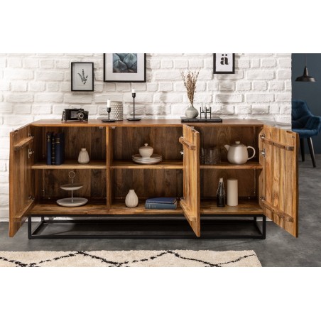 Buffet bas AMAZONAS 160cm manguier naturel