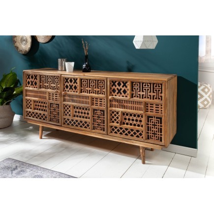 Buffet bas Marrakesh 160cm Manguier Naturel