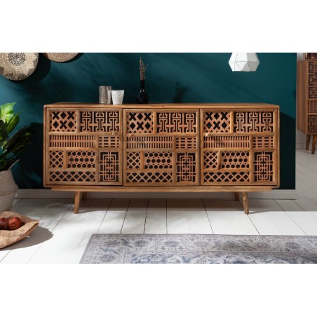 Buffet bas Marrakesh 160cm Manguier Naturel