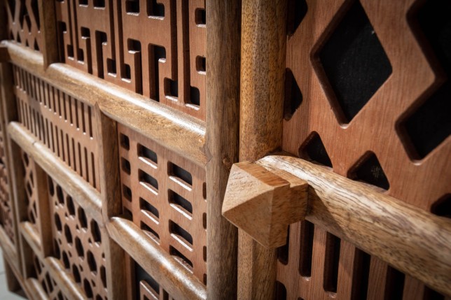 Buffet bas Marrakesh 160cm Manguier Naturel