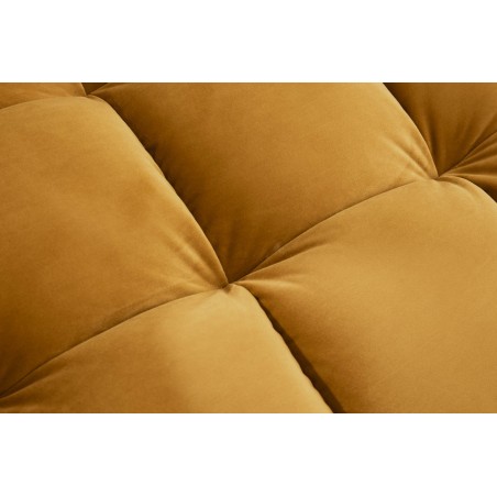 Canapé d'angle COZY VELVET 260cm Velours Moutarde