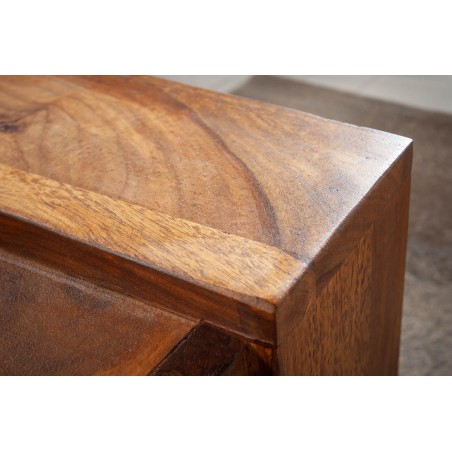 Table basse BIG MARKANT 100cm sheesham massif naturel
