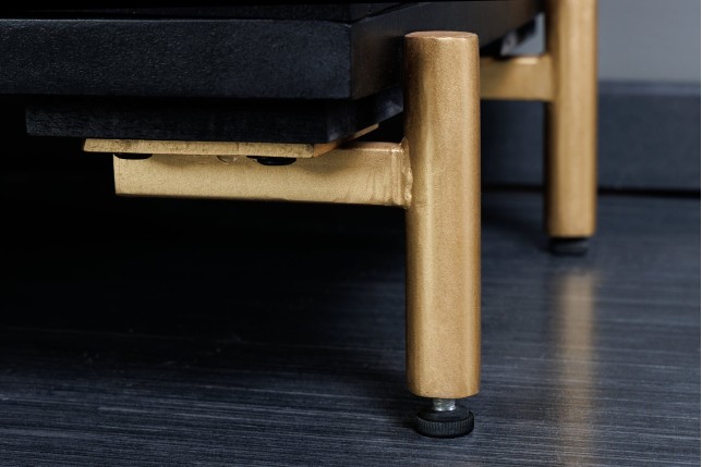 Buffet bas MANDALA 160cm manguier massif et métal noir