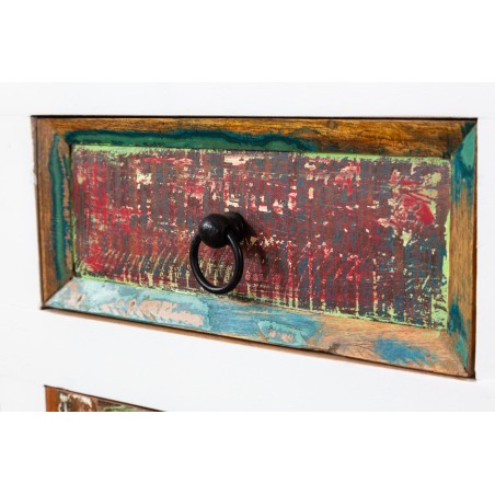 Buffet bas JAKARTA 160cm manguier blanchi et bois recyclé